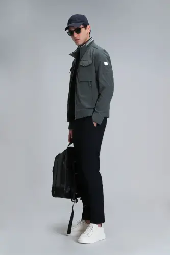 Glen Smart Erkek Chino Pantolon Slim Fit Lacivert-Lacivert - 3