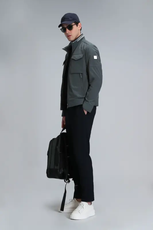 Glen Smart Erkek Chino Pantolon Slim Fit Lacivert-Lacivert - 3