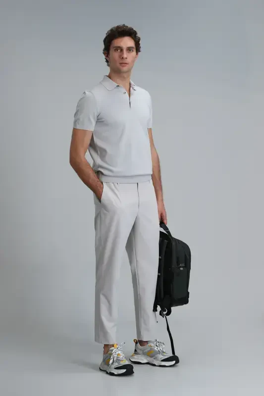 Glen Smart Erkek Chino Pantolon Slim Fit Taş - 3