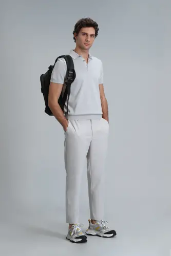 Glen Smart Erkek Chino Pantolon Slim Fit Taş-Taş - 5