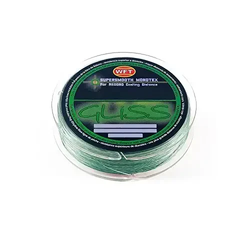 Gliss Fishing Line / 8-40 Lb. - 150 Yards/Green/Zero Stretch/Eng pastga cho'zilish/Kuchga nisbatan eng kichik diametr/Yuqori sezuvchanlik va Superior Line boshqaruvi/O'rimdan yupqaroq va xuddi shunday kuchli - 1