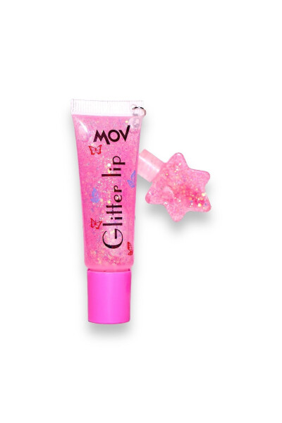 Glitter Key Lip Gloss Pink - 1