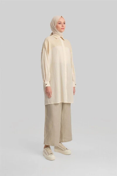 Glittery Mesh Tunic 24y3541 Moonstone - 3