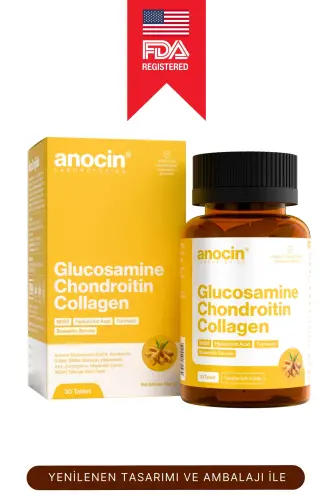 Gлюкозаmin Xondroitin MSM Kollagen Kurkumin Tabletka 1500 Mg - ANOCIN (1)