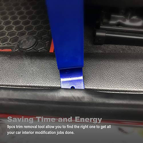 GLK Avto Trimni Yechib Olish Asboblar To'plami, 5 dona Plastik Qirqish Asboblari To'plami, Avto Trim Asbob, Qirqish Asbob, Avtomobil Eshik Paneli Qisqichini Olib Tashlash Asbob, Mahkamlagich Olib Tashlash - 5