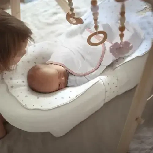 GLLQUEN BABY Chaqaloqlar uchun o'raladigan adyollar Qiz va o'g'il bolalar uchun, Oson sozlanadigan uyqu xaltasi, 0-3 oylik yangi tug'ilgan chaqaloqlar uchun o'rash, Chaqaloqlar uchun uyqu xaltasi, Pushti va sariq ranglar, O'rash uchun 3 dona adyol to'plami - 2