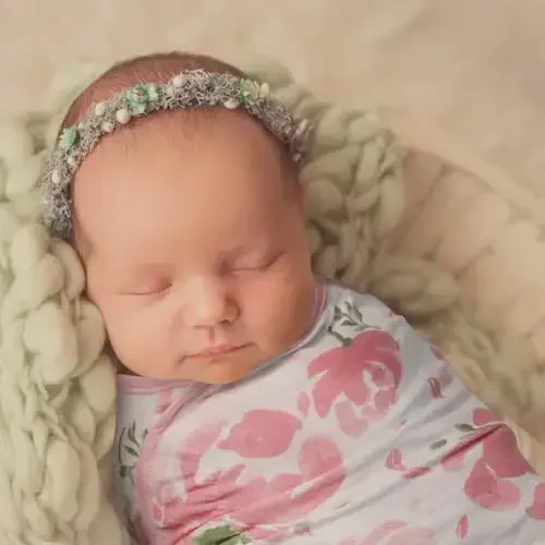 GLLQUEN BABY Girl Swaddles 0-3 Months - 3 Pack Baby Swaddles Sack for Newborn, Infant Sleep Sack, Easy Swaddling Wrap, A Pink Floral, Nursery Swaddle Blankets Essentials - 8