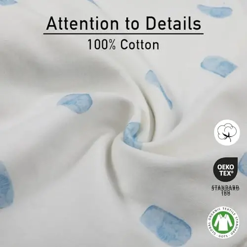 GLLQUEN BABY Swaddle 0-3 Months - 3 Pack Swaddles for Newborn, Adjustable Newborn Swaddling Wrap for Baby Boys and Girls, Swaddle Blanket Sleep Sack, Dinosaur & World, Easy Change - 3