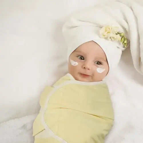 GLLQUEN BABY Swaddle Blankets for Baby Girl & Boy, Easy Adjustable Sleep Sack, Newborn Swaddles for 0-3 Months, Baby Sleep Sack, Pink & Yellow Tone, Swaddling Blankets 3 Pack Wrap Set - 1