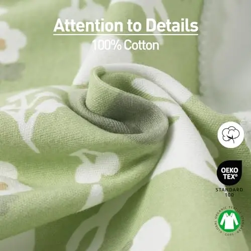 GLLQUEN BABY Swaddle Blanket Sleep Sacks for Newborn - Baby Swaddles 0-3 Months, 3-Pack Newborn Swaddling Sack, Cute Rabbit,Swaddle Wrap, Baby Essentials, Registry & Gift (Small/Medium) - 4