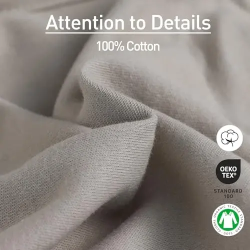 GLLQUEN BABY Organic Swaddle Sleep Sacks for Newborn - Baby Swaddles 0-3 Months, 3-Pack Newborn Swaddling Sack, Gray Stripe & Animal World, Baby Swaddle Blanket Wrap (Small/Medium) - 3