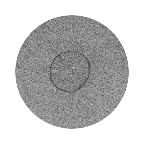 Gllutt CasModazoneere Beret Hat French Style Stretchy Knitting Solid Color Both Side Usable - 3