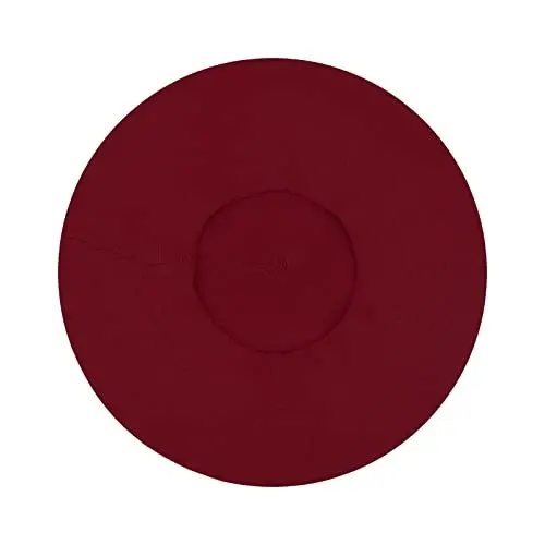 Gllutt CasModazoneere Beret Hat French Style Stretchy Knitting Solid Color Both Side Usable - 3