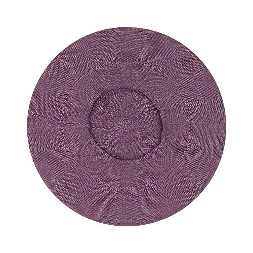 Gllutt CasModazoneere Beret Hat French Style Stretchy Knitting Solid Color Both Side Usable - 3