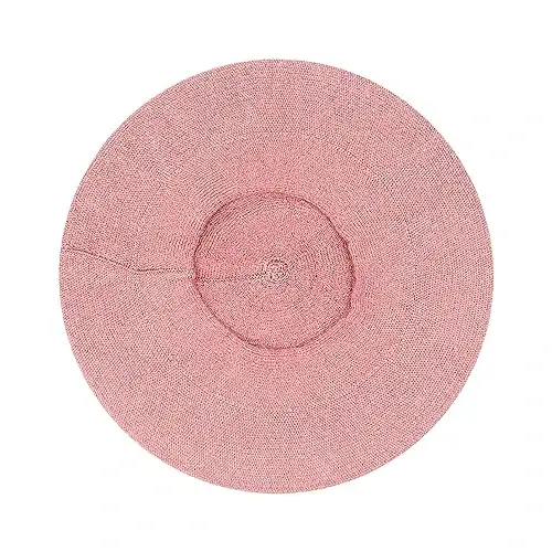 Gllutt CasModazoneere Beret Shlyapa Frantsuzcha Uslub Qulay Triko Bir Xil Rang Ikkala Tomonlama Foydalanish Mumkin - 3