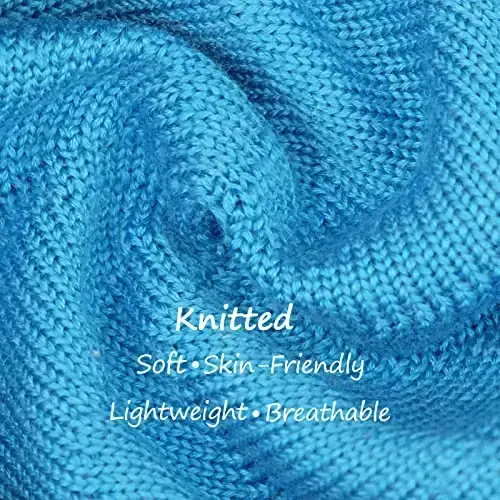 Gllutt Летний Тонкий Вязаный Берет для Женщин Мешковатая Шапка Французский Стиль Свободный Мягкий Однотонный Цвет - 5