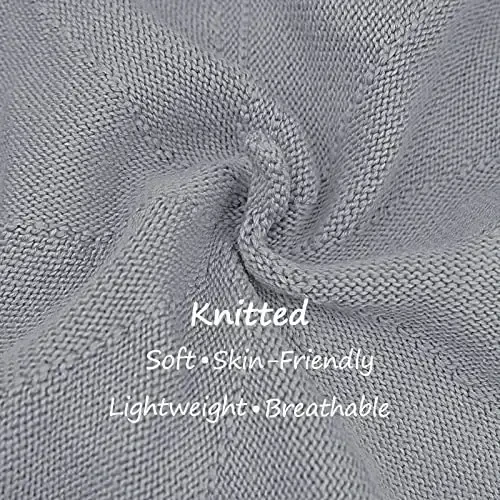 Gllutt Summer Knitted Thin Beret Hat for Women Slouchy Hat French Style Loose Soft Solid Color - 5