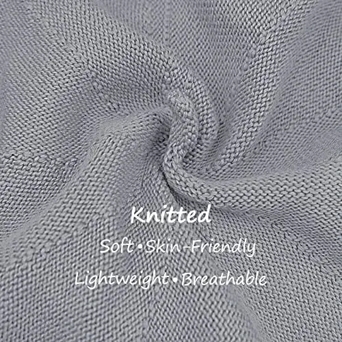 Gllutt Summer Knitted Thin Beret Hat for Women Slouchy Hat French Style Loose Soft Solid Color - 5