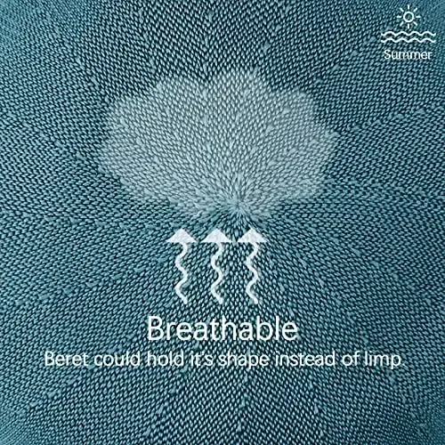 Gllutt Yozgi Triko Yupqa Beret Ayollar uchun Razmeri Sozlanadigan Frantsuzcha Uslubdagi Bir Rangli Shlyapa - 6