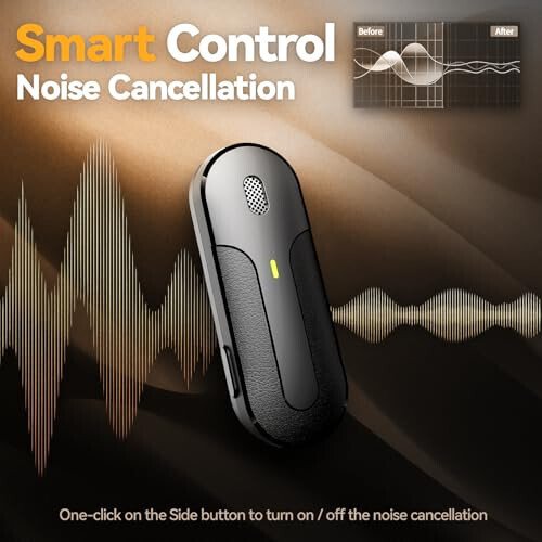 GLONHI Wireless Lavalier Microphone for iPhone, Android, Camera - Mini Noise Canceling Lapel Mic for Vlog/TikTok/YouTube Live Stream (3 Mic) - GLONHI (1)