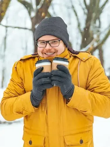 Glooarm Beanie для мужчин женщин вязаные зимние шапки бини теплые мешковатые унисекс с отворотом шапки-бини шапки-черепа - 6