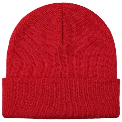 Glooarm Beanie for Men Women Knit Winter Hats Beanies Warm Slouchy Unisex Cuffed Beanies Skull Caps - 1