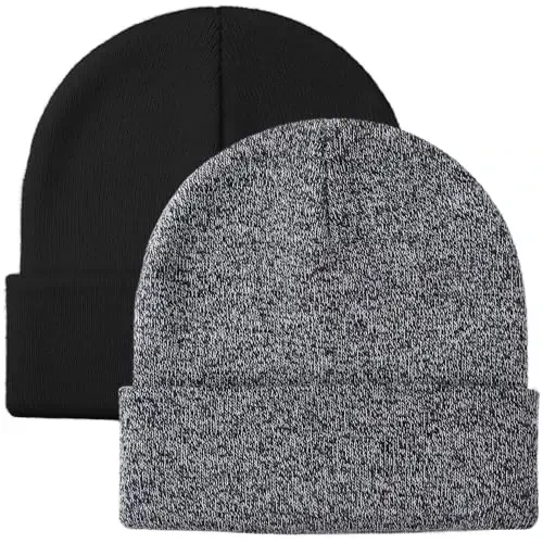 Glooarm Beanie for Men Women Knit Winter Hats Beanies Warm Slouchy Unisex Cuffed Beanies Skull Caps - MODAZONE