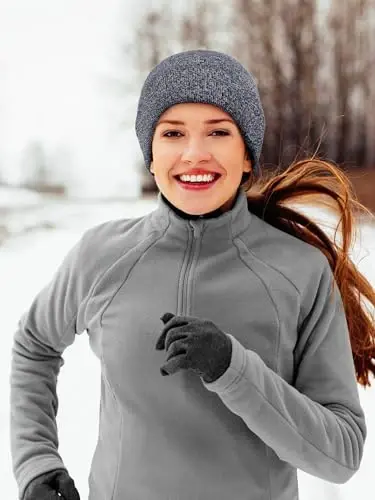 Glooarm Erkaklar Ayollar Trikotaj Qishki Shlyapalar Issiq Unisex Qo'lqopli черепная крышка Beanie - 5
