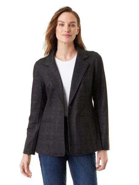 Gloria Vanderbilt Ponte Blazer- - GLORIA VANDERBILT