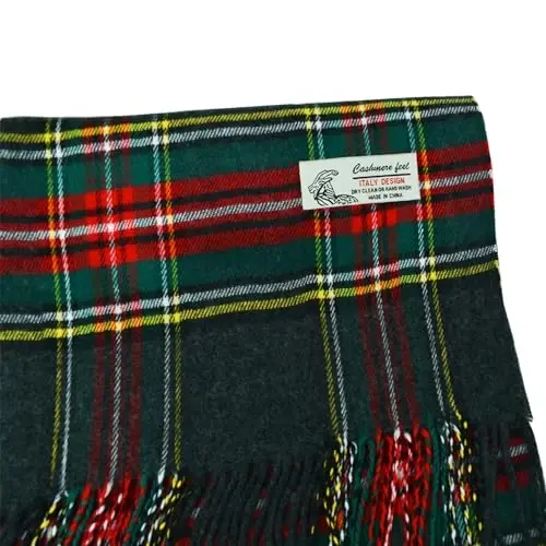 Glory Max Scottish Stewart Tartan Plaid Luxurious Winter Scarf Soft CasModazoneere Feel 72