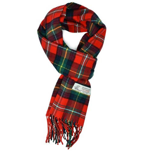 Glory Max Scottish Stewart Tartan Plaid Luxurious Winter Scarf Soft Cashmere Feel 72