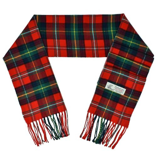 Glory Max Scottish Stewart Tartan Plaid Luxurious Winter Scarf Soft Cashmere Feel 72