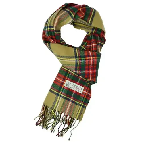 Glory Max Scottish Stewart Tartan Plaid Luxurious Winter Scarf Soft CasModazoneere Feel 72