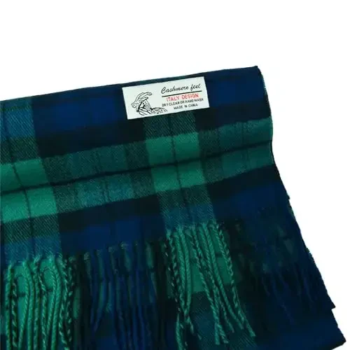 Glory Max Scottish Stewart Tartan Plaid Luxurious Winter Scarf Soft CasModazoneere Feel 72