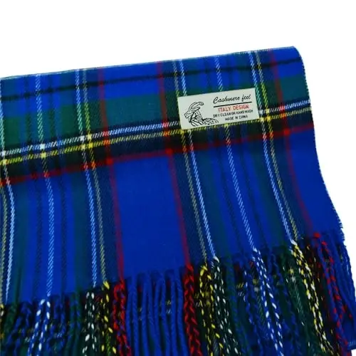 Glory Max Shotland Stewart Tartan Plaid hashamatli qishki sharf yumshoq kaşmir hissi 72