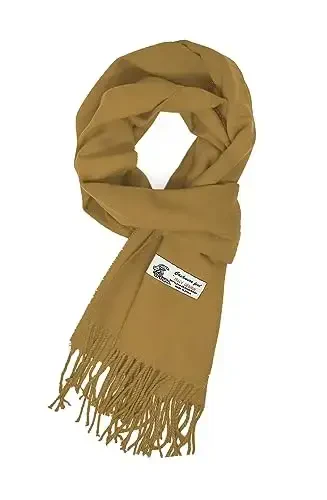 Glory Max Унисекс Однотонный Зимний Шарф CasModazoneere Мягкий Классический 183см x 30см - 1