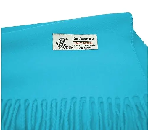 Glory Max Unisex Bir xil rangli qishki sharf CasModazoneere yumshoq klassik 72