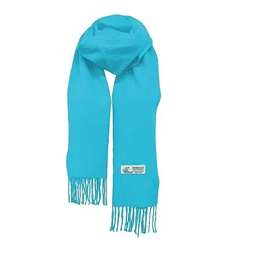 Glory Max Unisex Bir xil rangli qishki sharf CasModazoneere yumshoq klassik 72
