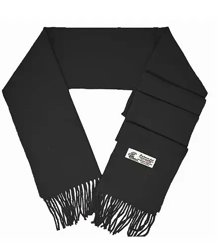 Glory Max Unisex Bir xil rangli qishki sharf CasModazoneere Yumshoq klassik 72