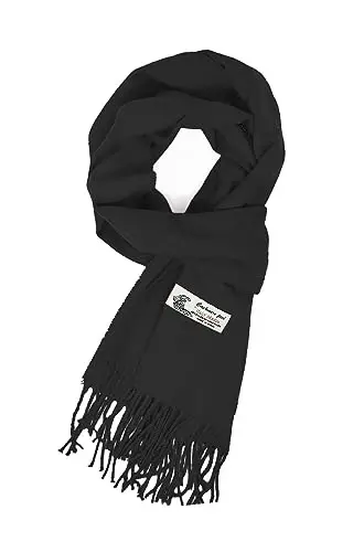 Glory Max Unisex Bir xil rangli qishki sharf CasModazoneere Yumshoq klassik 72