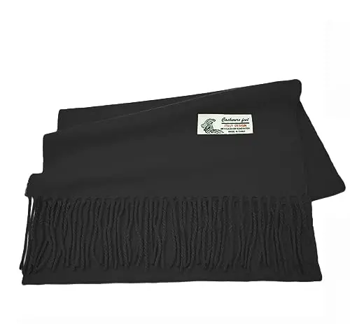 Glory Max Unisex Bir xil rangli qishki sharf CasModazoneere Yumshoq klassik 72