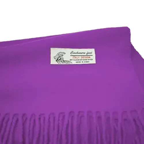 Glory Max Unisex Bir xil rangli qishki sharf CasModazoneere yumshoq klassik 72