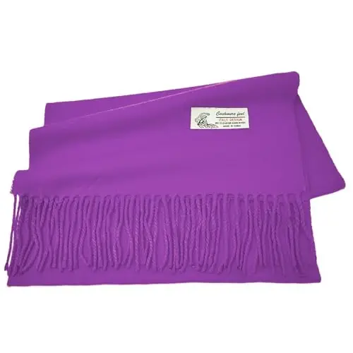 Glory Max Unisex Bir xil rangli qishki sharf CasModazoneere yumshoq klassik 72