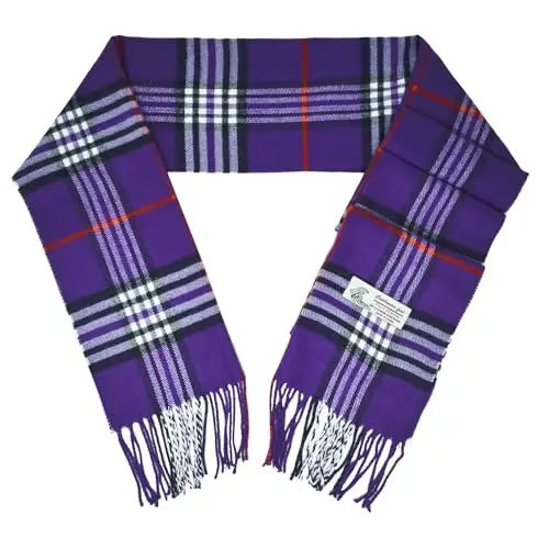 Glory Max Unisex Classic Tartan Plaid Qishki Sharf Yumshoq CasModazoneere His 72