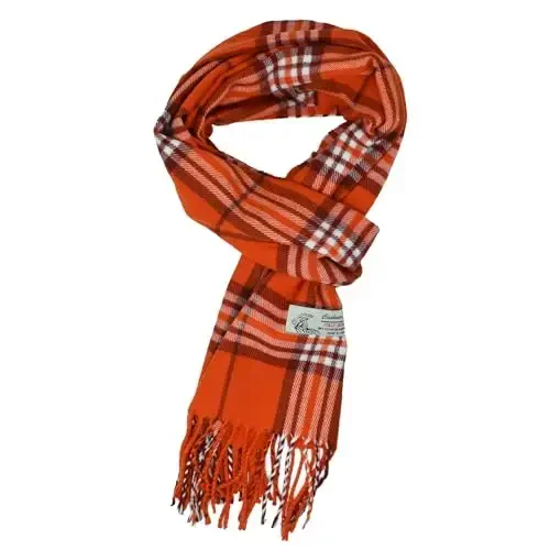 Glory Max Unisex Classic Tartan Plaid Qishki Sharf Yumshoq Kaşmirga O'xshash 183cm x 30cm - 1