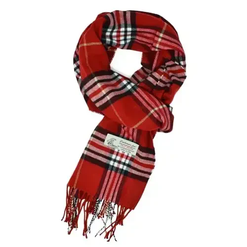 Glory Max Unisex Classic Tartan Plaid Winter шарф Yumshoq kaşmirga o'xshash 183cm x 30cm - 1