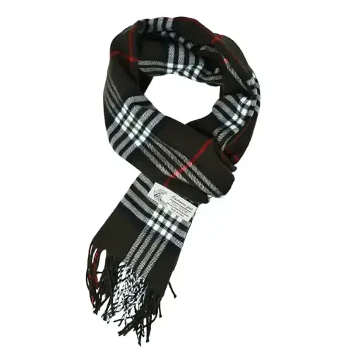 Glory Max Unisex Classic Tartan Plaid Winter Scarf Soft Cashmere Feel 72