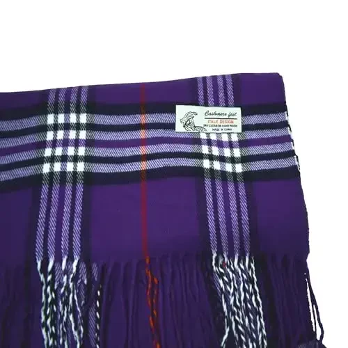 Glory Max Unisex Classic Tartan Plaid Winter Scarf Soft Cashmere Feel 72