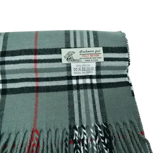 Glory Max Unisex Classic Tartan Plaid Winter Scarf Soft CasModazoneere Feel 72