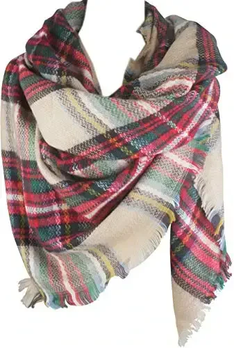 Glory Max Unisex Classic Tartan Plaid Winter Sharf Yumshoq CasModazoneere Feel 72